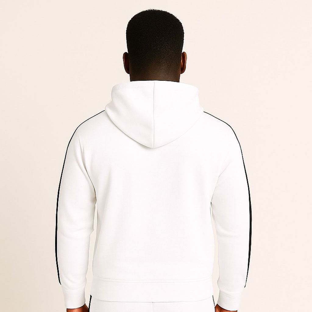 Trainingsjas Stripe - Wit/Zwart