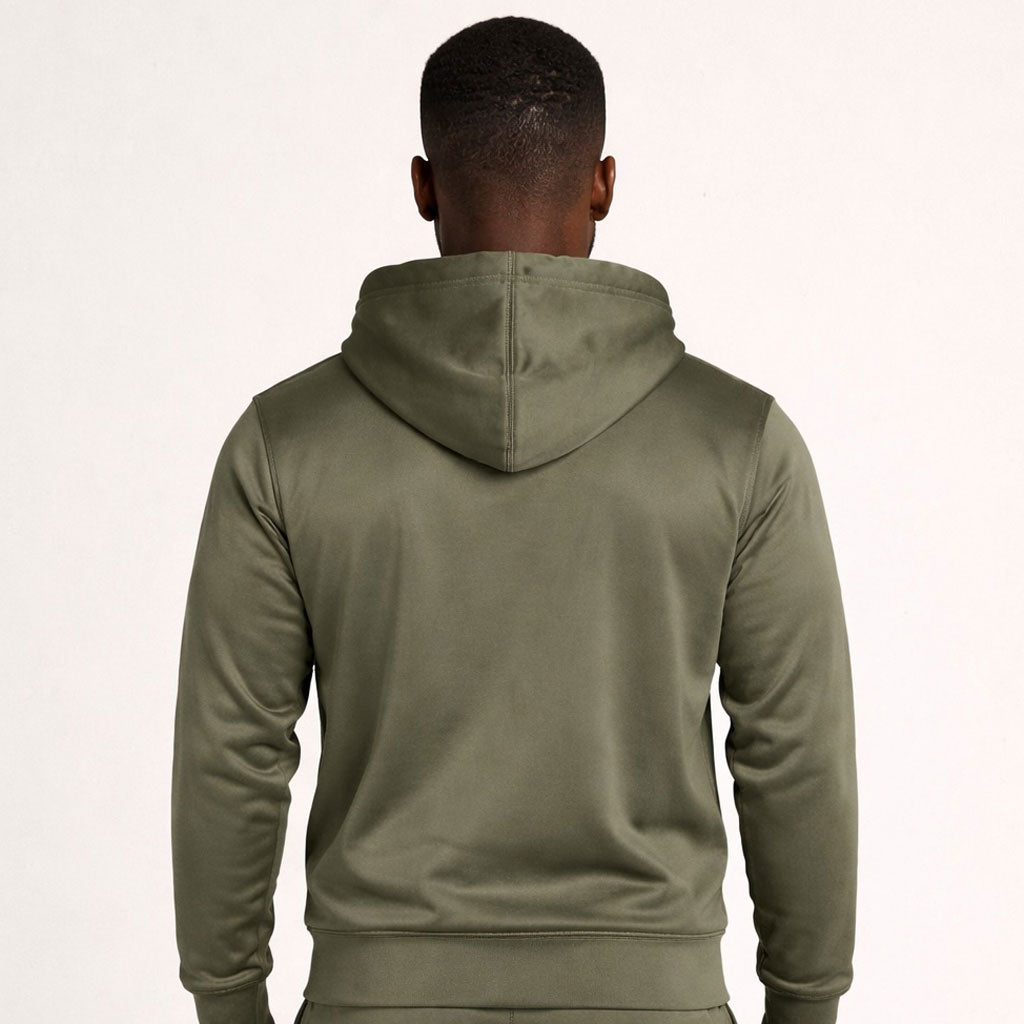 Trainingsjas Polyester BLACK LOGO Olive Green