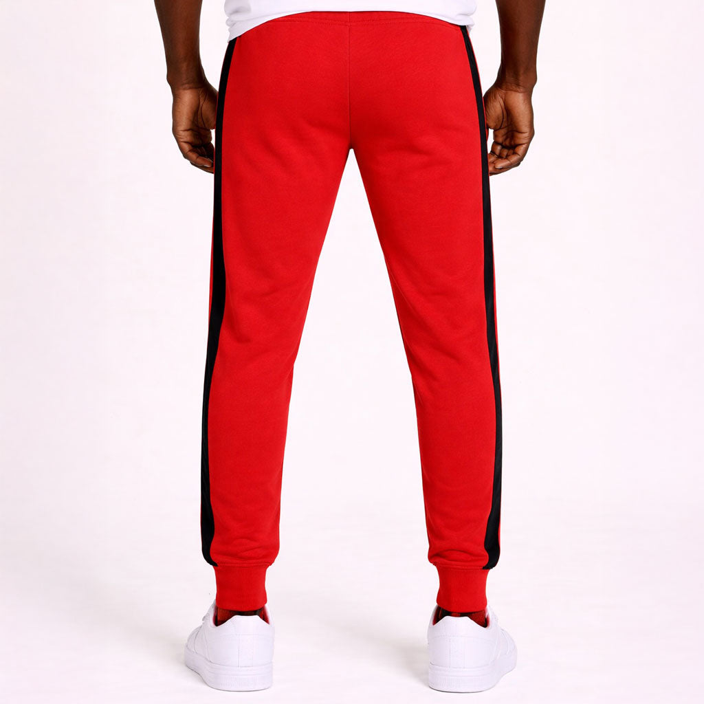 Trainingsbroek Stripe - Rood/Zwart