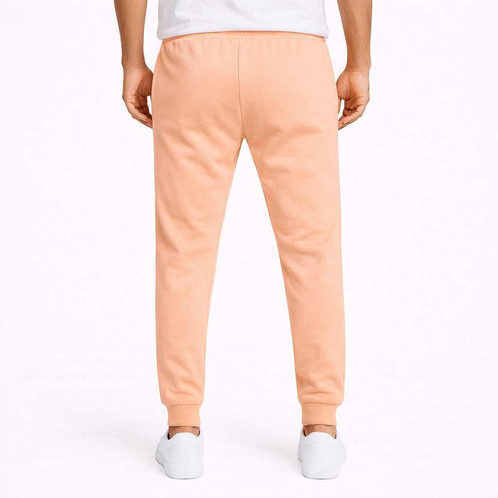 Trainingsbroek Fleece WHITE LOGO - Peach