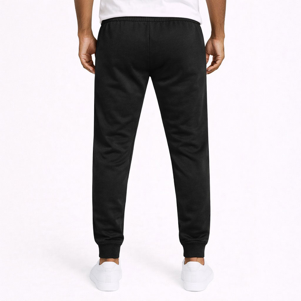 Trainingsbroek Polyester WHITE LOGO - Zwart