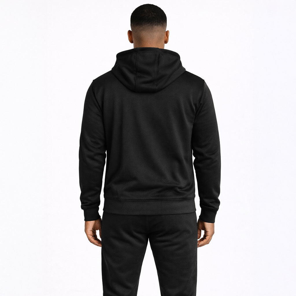 Tracksuit Polyester White LOGO - Zwart