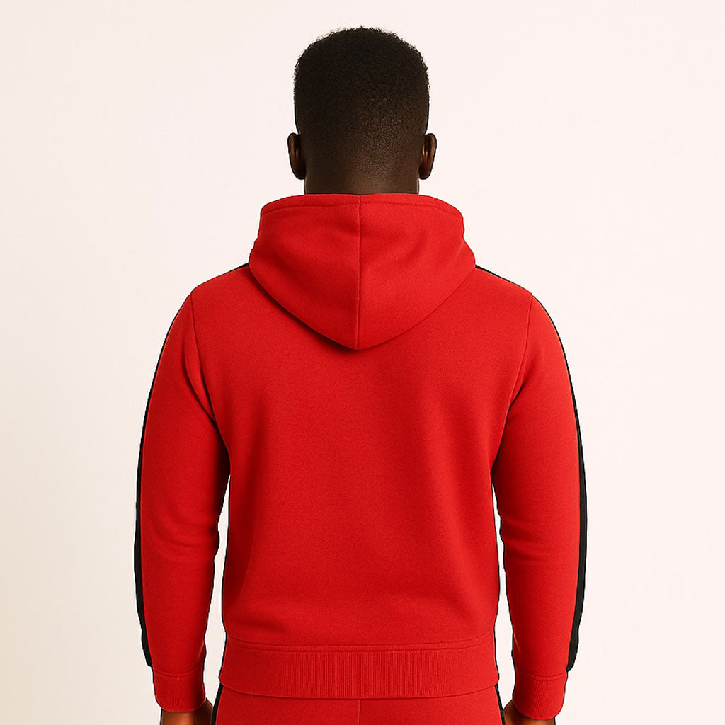 Trainingsjas Stripe - Rood/Zwart