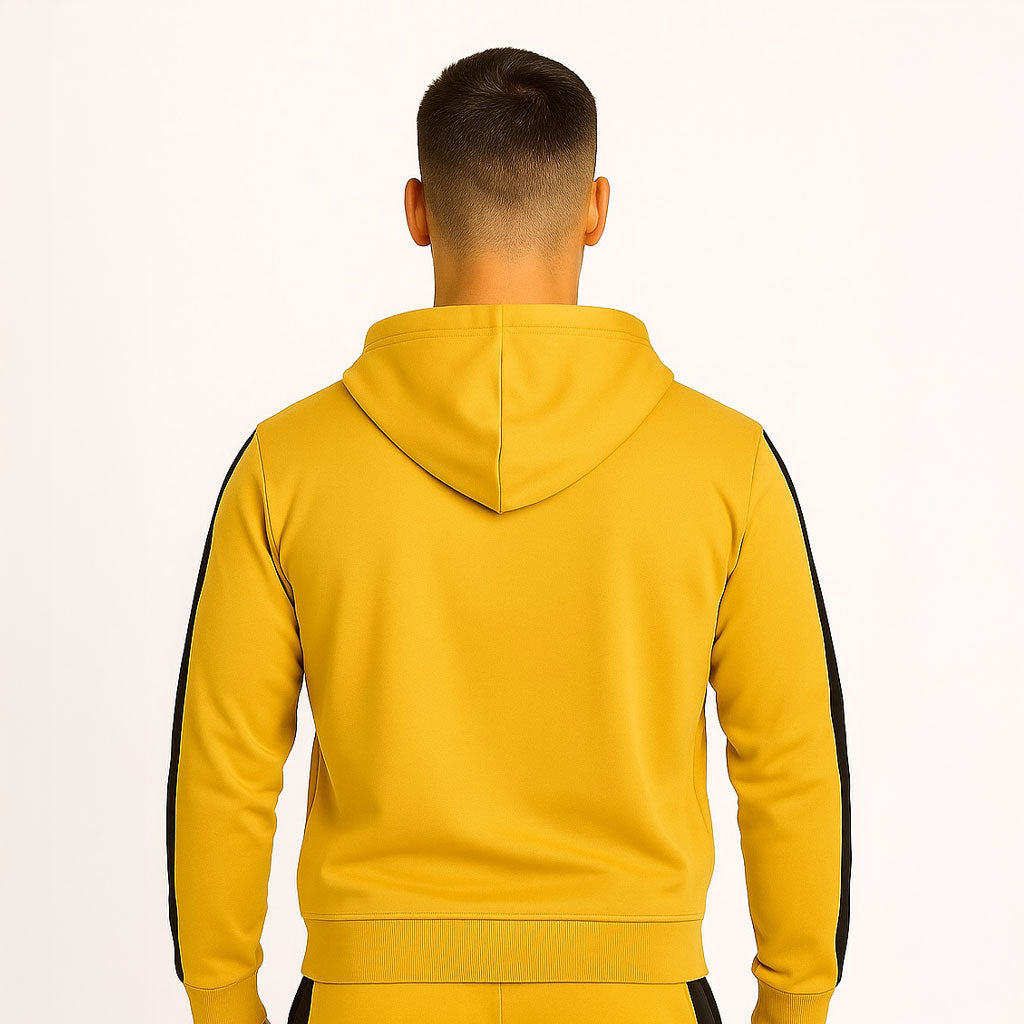Trainingsjas Stripe - Geel/Zwart