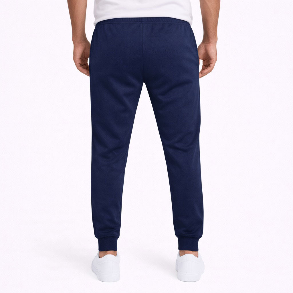 Trainingsbroek Polyester WHITE LOGO - Marineblauw