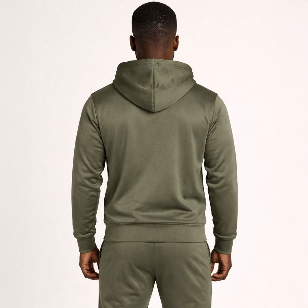 Tracksuit Polyester BLACK LOGO Olive green