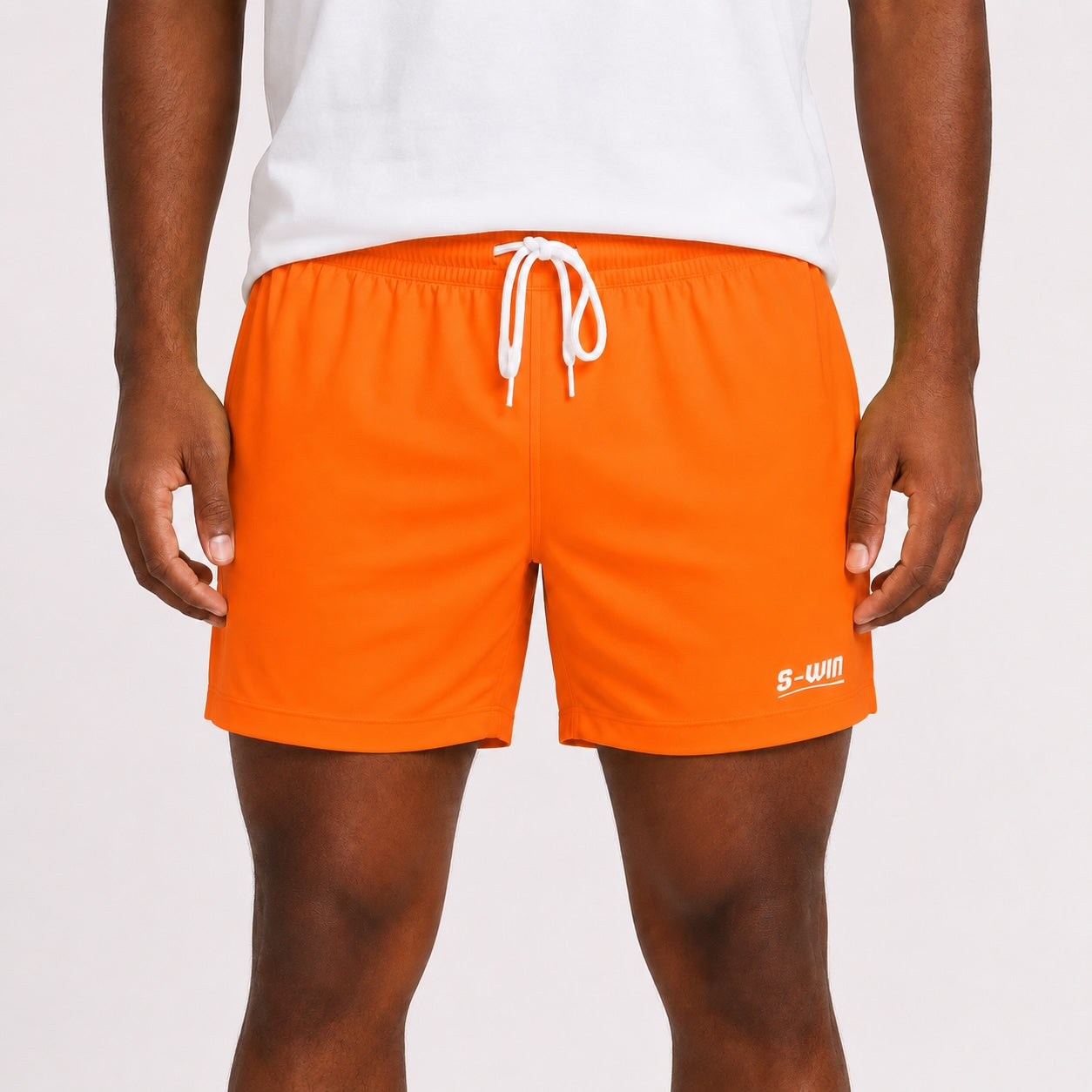 S-WIN Orange Performance Shorts