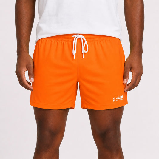 S-WIN Orange Performance Shorts