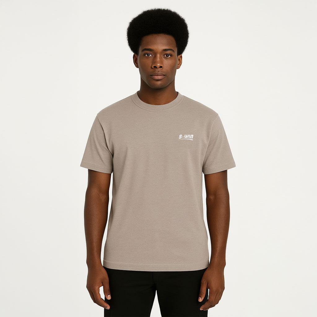 T-shirt S-WIN - Zandbruin