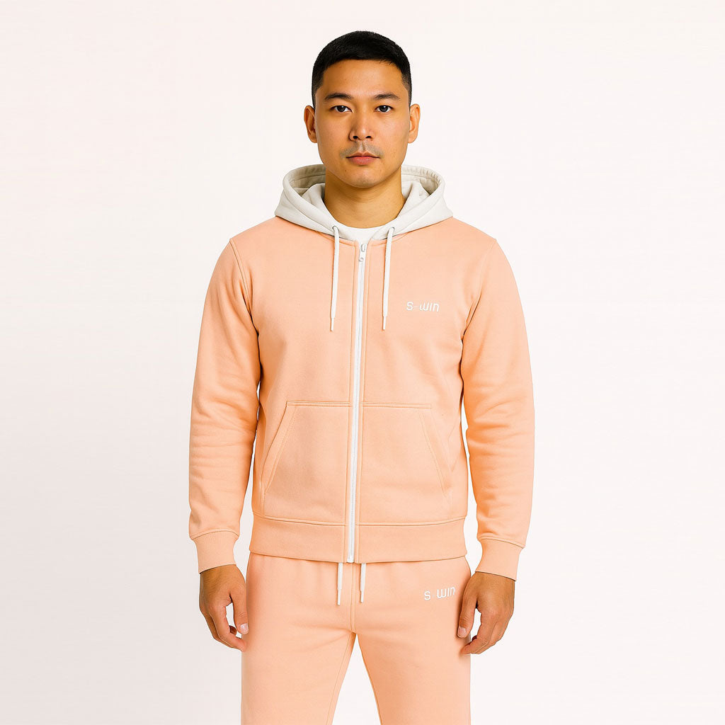 Tracksuit Fleece Zalm