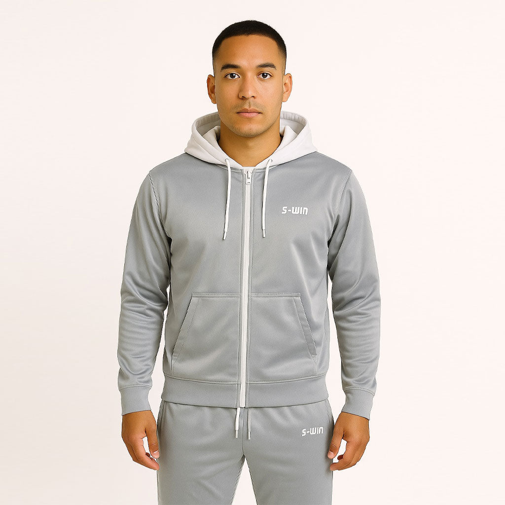Tracksuit Polyester Grijs
