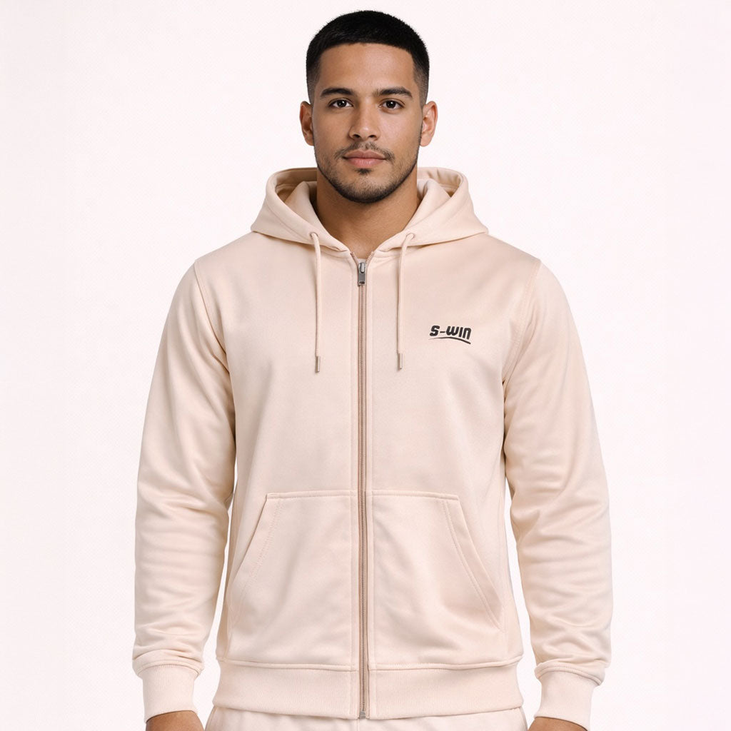 Trainingsjas Polyester BLACK LOGO Champagne