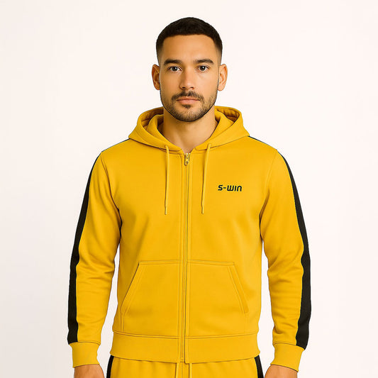 Trainingsjas Stripe - Geel/Zwart