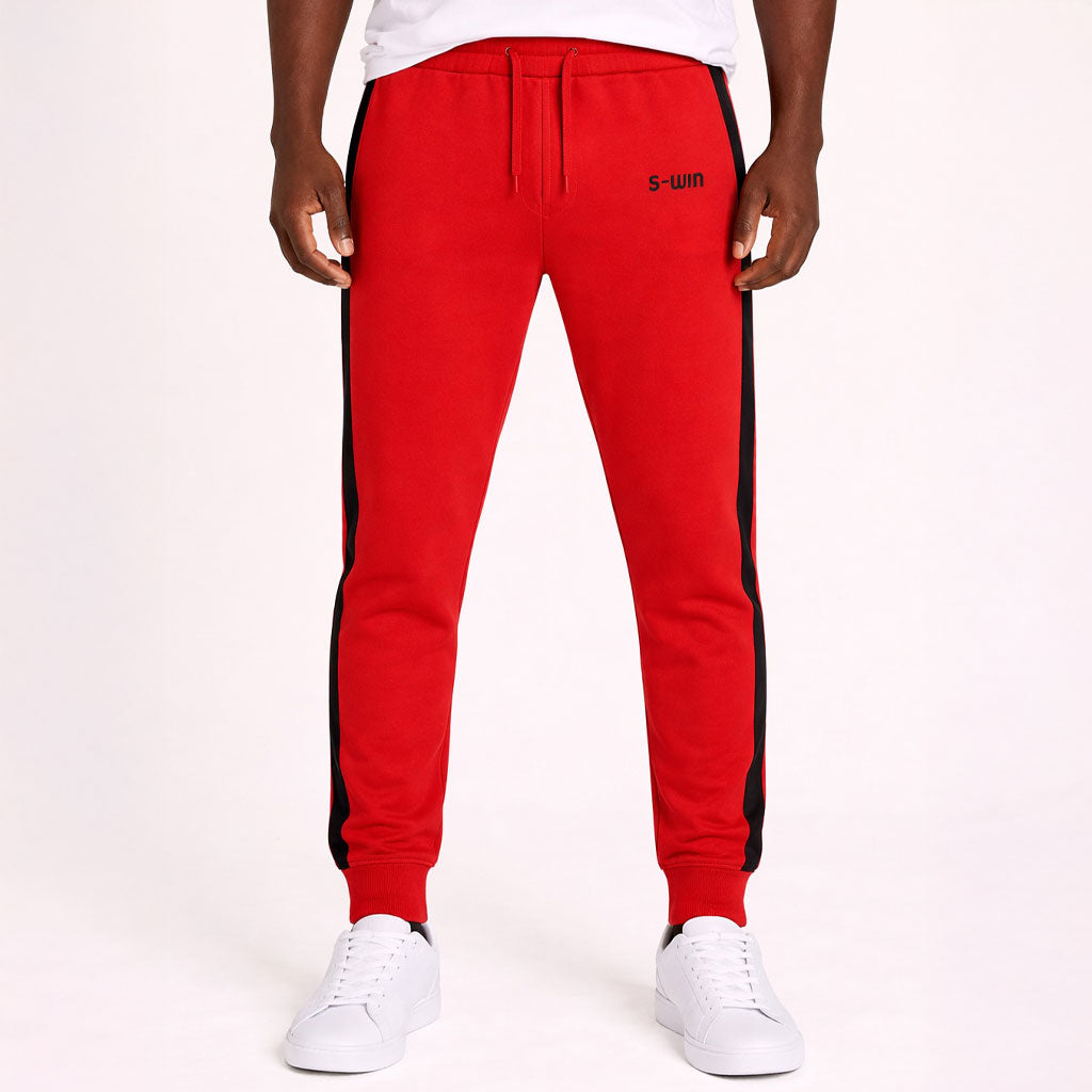 Trainingsbroek Stripe - Rood/Zwart
